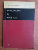 Anticariat: Alexandru Rosetti - Introducere in fonetica