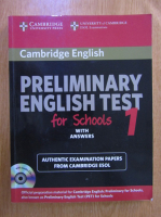 Preliminary english test for schools 1 with answers. Cambridge ESOL