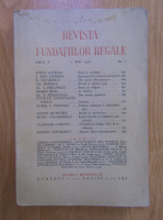 Revista Fundatiilor Regale, anul V, nr. 5, mai 1938