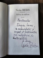 Nicolae Breban - Orfeu in infern (cu autograf)