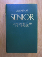 Obunsha's Senior japanese-english dictionary
