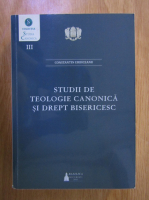Constantin Erbiceanu - Studii de teologie canonica si drept bisericesc
