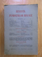 Revista Fundatiilor Regale, Anul VI, nr. 12, 1939