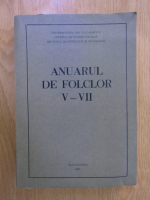 Anuarul de folclor V-VII (1984-1986)