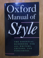 R. M. Ritter - The Oxford Manual of Style. The essential handbook for all writers, editors, and publishers