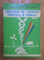 Anticariat: Cercetari de genetica vegetala si animala (volumul 2)