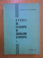 Studii de filozofie si socialism stiintific