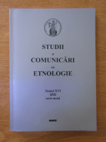 Studii si comunicari de etnologie, tomul 16, 2002