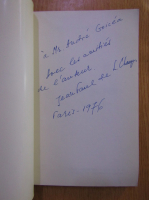 Jean Paul de Longchamp - La garde de fer (cu autograful autorului)