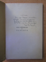 Emilian Vasilescu - Lectii introductive in filosofie (cu autograful autorului)