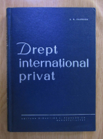 Anticariat: I. Filipescu - Drept international privat