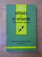 Joseph Moreau - Spinoza et le spinozisme 