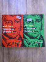 Georg Wilhelm Friedrich Hegel - Marceaux choisis (2 volume)