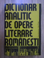 Ion Pop - Dictionar analitic de opere literare romanesti M-P (volumul 3)