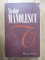 Nicolae Manolescu - Teme