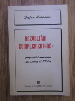 Stefan Avadanei - Dezvoltari complementare: poeti-critici americani din secolul al XX-lea