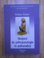 Brindusa Orasanu - Notiuni de psihopatologie in psihanaliza