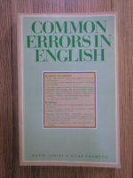 David Jowitt, Silas Nnamonu - Common errors in english