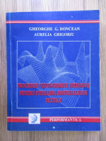 Gheorghe Doncean, Aurelia Grigoriu - Procedee fizico-chimice intensive pentru finisarea materialelor textile