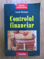 Ionel Bostan - Control financiar