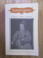 The Renaissance Society of America. Renaissance Quarterly, volumul LX, nr. 1, spring 2007