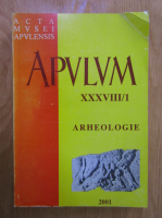 Anticariat: Acta Musei Apulensis. Apulum (volumul 38)