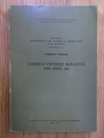 Corneliu Istrati - Condica visteriei Moldovei din anul 1816