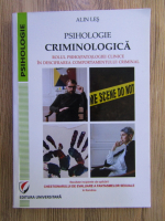 Alin Les - Psihologie criminologica