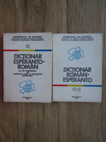 Dictionar esperanto-roman cu un compendiu de fonetica, lexic si gramatica esperanto (2 volume)