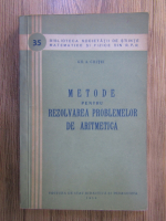 Gh. A. Chitei - Metode pentru rezolvarea problemelor de aritmetica