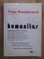 Anticariat: Revista Viata Romaneasca, anul CIX, nr. 1-2, ianuarie-februerie 2015