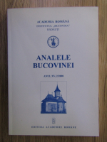 Anticariat: Analele Bucovinei, anul XV, nr 2, 2008