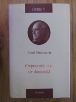 Emil Brumaru - Opere, vol 5. Crepuscul civil de dimineata