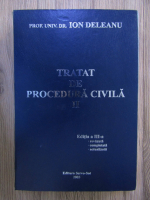 Anticariat: Ion Deleanu - Tratat de procedura civila (volumul 2)