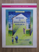 Paul C Cozby - Methods in behavioral research