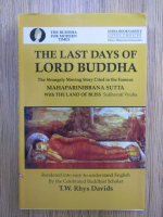 Rhys Davids - The last days of Lord Buddha