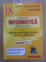 Sorin Tudor - Manual de informatica, profilul real-intensiv