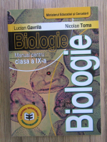 Lucian Gavrila - Biologie, manual pentru clasa a IX a