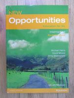 New opportunities, education for life. Intermediate Student's book (contine mini dictionar)