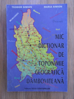 Teodor Simion - Mic dictionar de toponimie geografica damboviteana