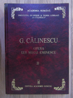 George Calinescu - Opera lui Mihai Eminescu