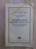 Nicolae Margineanu - Psihologia exercitiului