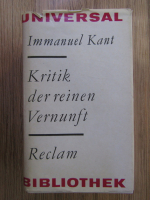 Immanuel Kant - Kritik des reinen Vernunft
