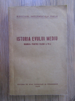 Istoria Evului Mediu, manual pentru clasa a VI a