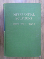 Shepley L. Ross - Differential equations