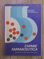 Teodorina Popescu - Chimie farmaceutica. Manual pentru clasa a XII-a, licee sanitare