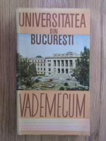 Anticariat: Universitatea din Bucuresti. Vademecum