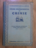 H. Grandmontagne - Cours experimental de chimie