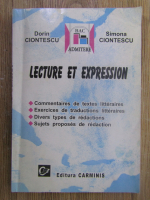 Dorin Ciontescu - Lecture et expression