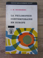 Anticariat: I. M. Bochenski - La philosophie contemporaine en Europe
